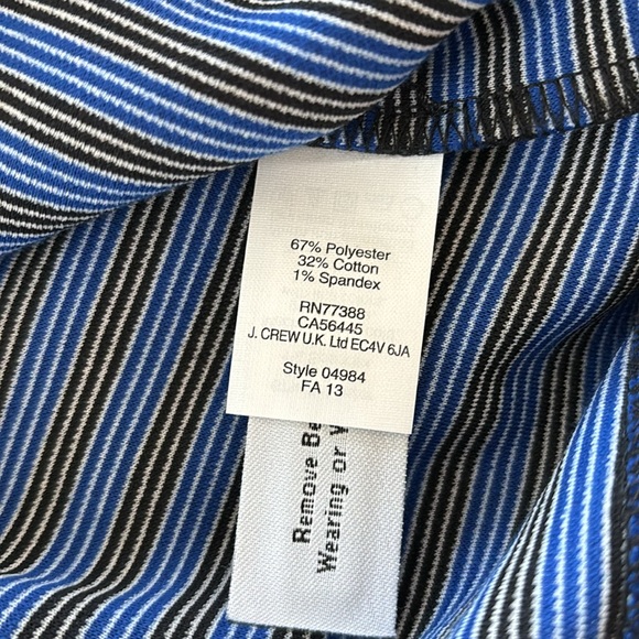 Madewell Striped Gallerist Dress Size 4 Black and Navy - Picture 7 of 11